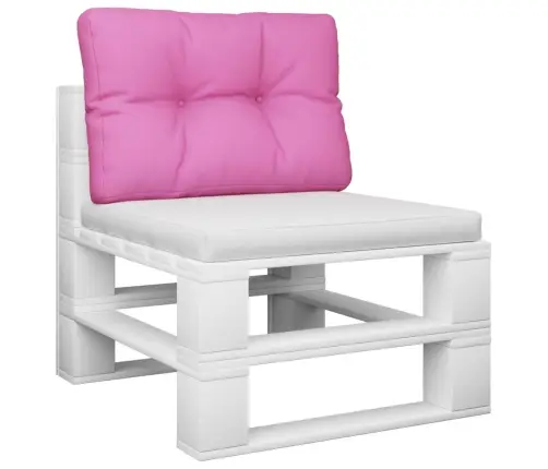 Palešu Spilvens, 60X40X12 Cm, Audums, Rozā Vidaxl