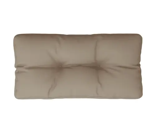 Palešu Spilvens, 80X40X12 Cm, Audums, Pelēkbrūns Vidaxl