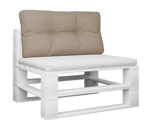 Palešu Spilvens, 80X40X12 Cm, Audums, Pelēkbrūns Vidaxl