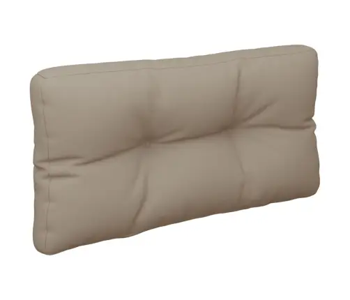 Palešu Spilvens, 80X40X12 Cm, Audums, Pelēkbrūns Vidaxl