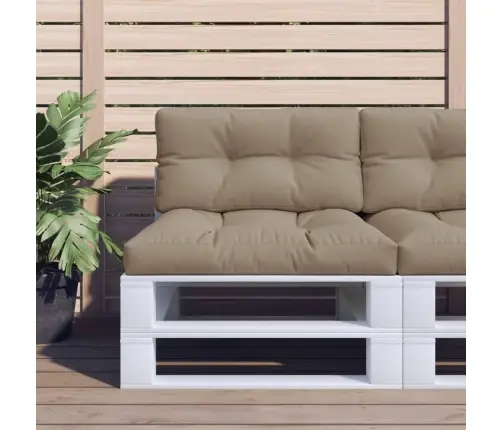 Palešu Spilvens, 80X40X12 Cm, Audums, Pelēkbrūns Vidaxl