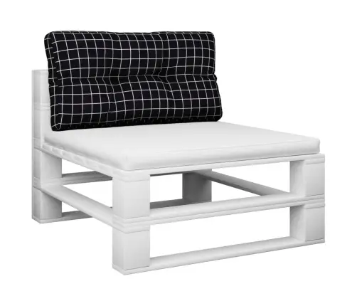 Paletės Pagalvėlė, 80X40X12cm Audinys, Su Juodais Langeliais