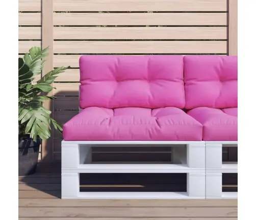 Palešu Spilvens, 80X40X12 Cm, Audums, Rozā Vidaxl