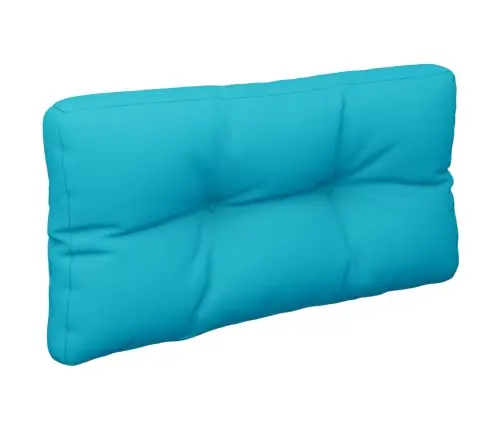 Palešu Spilvens, 80X40X12 Cm, Audums, Tirkīzzils Vidaxl