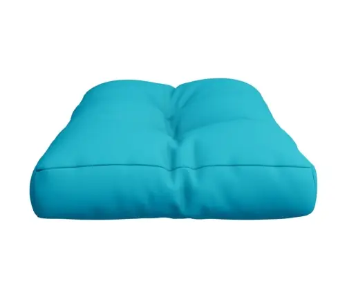 Palešu Spilvens, 80X40X12 Cm, Audums, Tirkīzzils Vidaxl