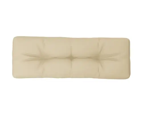 Palešu Spilvens, 120X40X12 Cm, Audums, Bēšs Vidaxl