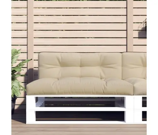 Palešu Spilvens, 120X40X12 Cm, Audums, Bēšs Vidaxl