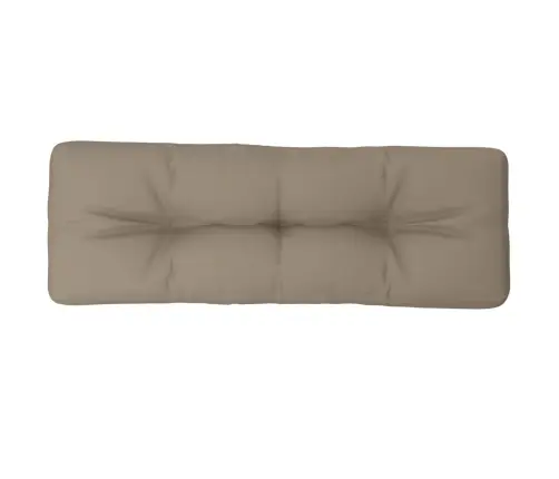 Palešu Spilvens, 120X40X12 Cm, Audums, Pelēkbrūns Vidaxl
