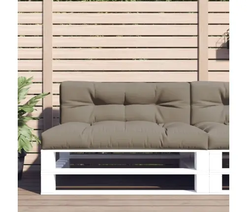 Palešu Spilvens, 120X40X12 Cm, Audums, Pelēkbrūns Vidaxl