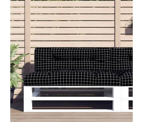 Euroaluse Istmepadi, Mustad Ruudud, 120X40X12 cm Kangas