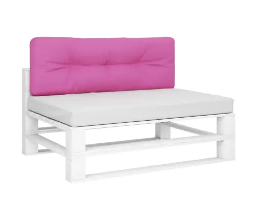 Palešu Dīvāna Matracis, 120X40X12 Cm, Audums, Rozā Vidaxl