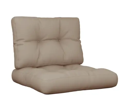 Palešu Spilveni, 2 Gab., Audums, Pelēkbrūns Vidaxl