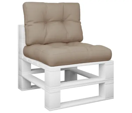 Palešu Spilveni, 2 Gab., Audums, Pelēkbrūns Vidaxl