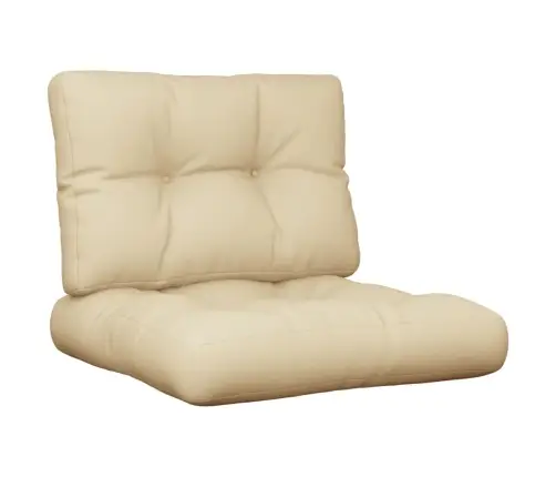 Palešu Spilveni, 2 Gab., Audums, Bēšs Vidaxl