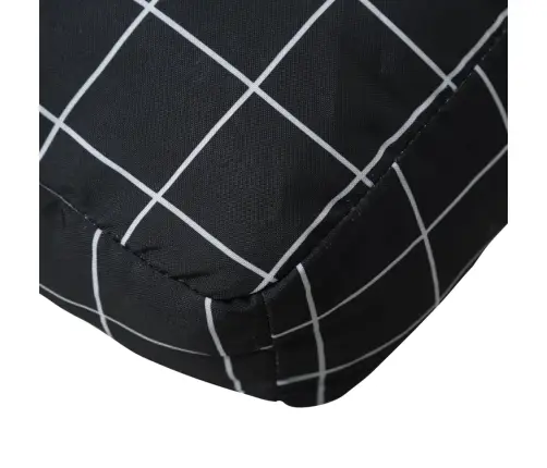 Euroaluse Istmepadjad, 2 Tk, Must Ruudumuster, Kangas