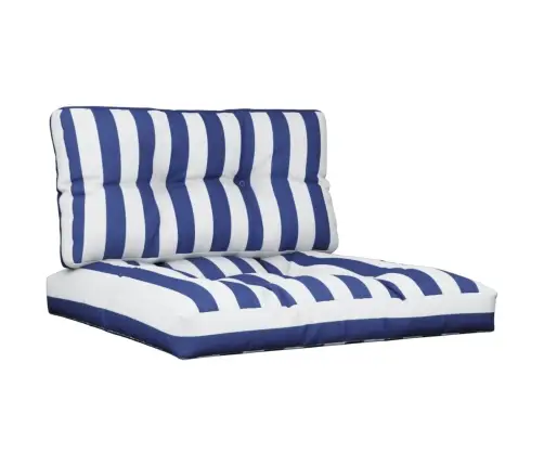 Euroaluse Istmepadjad, 2 Tk, Sinise/Valge Triibuline, Kangas