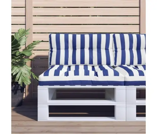 Euroaluse Istmepadjad, 2 Tk, Sinise/Valge Triibuline, Kangas