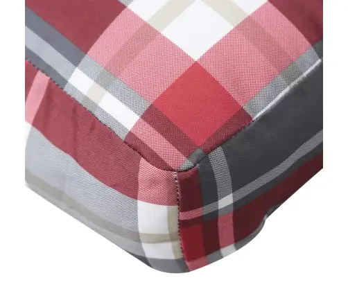 Euroaluse Istmepadjad, 2 Tk, Punane, Ruudumuster, Kangas