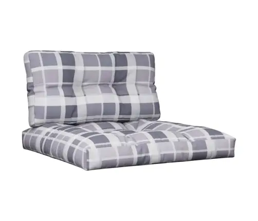 Palečių Pagalvėlės, 2Vnt., Pilkos Spalvos, Audinys, Languotos