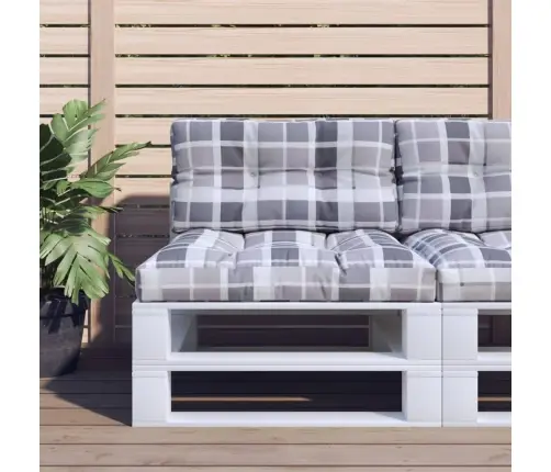 Palečių Pagalvėlės, 2Vnt., Pilkos Spalvos, Audinys, Languotos