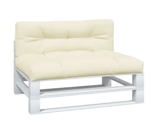 Palešu Spilveni, 2 Gab., Audums, Krēmkrāsas Vidaxl