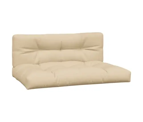 Palešu Spilveni, 2 Gab., Audums, Bēšs Vidaxl