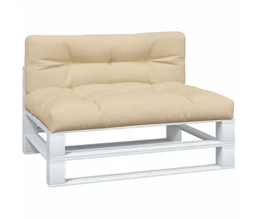 Palešu Spilveni, 2 Gab., Audums, Bēšs Vidaxl