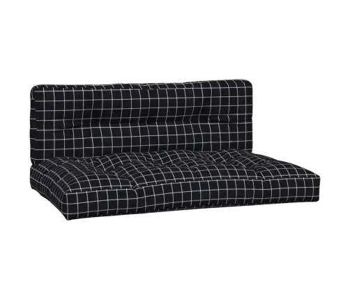 Palečių Pagalvėlės, 2Vnt., Juodos Spalvos, Audinys, Languotos