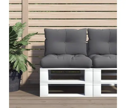 Palečių Pagalvėlės, 2Vnt., Antracito Spalvos, Audinys