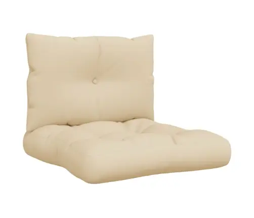 Palešu Spilveni, 2 Gab., Audums, Bēšs Vidaxl