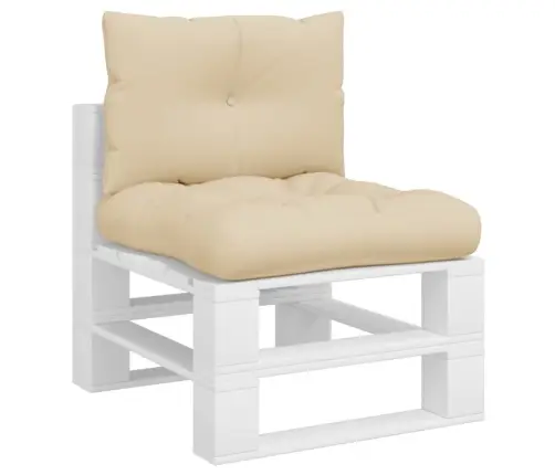 Palešu Spilveni, 2 Gab., Audums, Bēšs Vidaxl