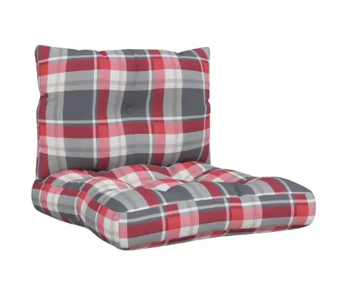 Palečių Pagalvėlės, 2Vnt., Raudonos Spalvos, Audinys, Languotos