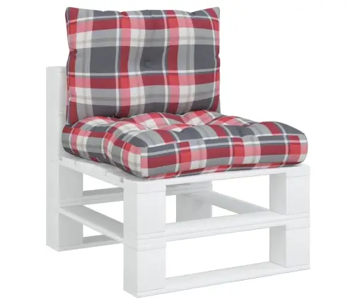 Palečių Pagalvėlės, 2Vnt., Raudonos Spalvos, Audinys, Languotos