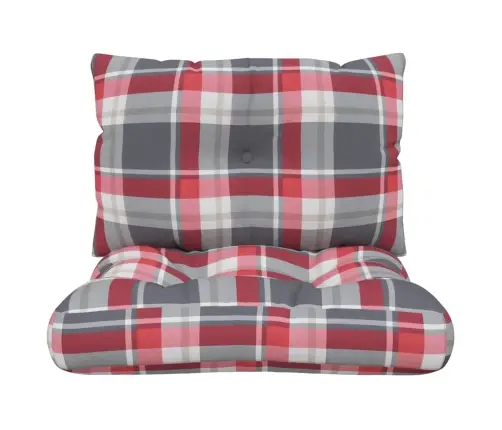 Palečių Pagalvėlės, 2Vnt., Raudonos Spalvos, Audinys, Languotos