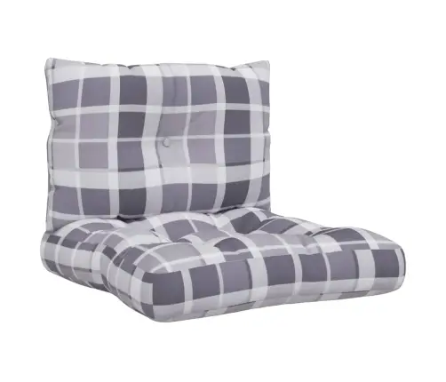 Euroaluse Istmepadjad 2 Tk, Hall Ruudumuster Kangas