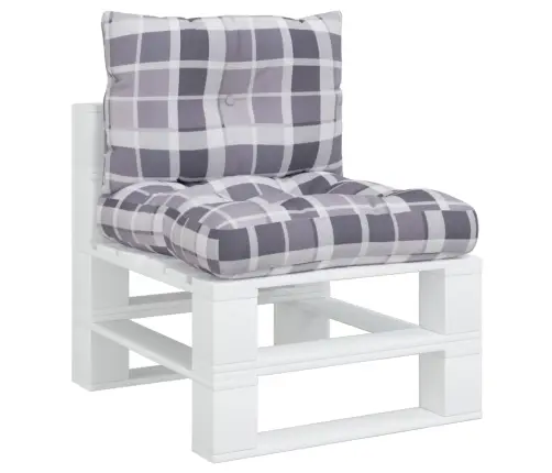 Euroaluse Istmepadjad 2 Tk, Hall Ruudumuster Kangas