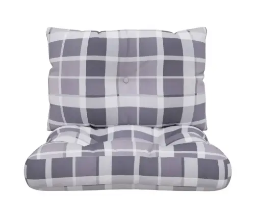 Euroaluse Istmepadjad 2 Tk, Hall Ruudumuster Kangas