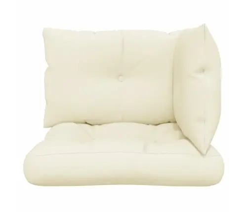 Palešu Spilveni, 3 Gab., Audums, Krēmkrāsas Vidaxl