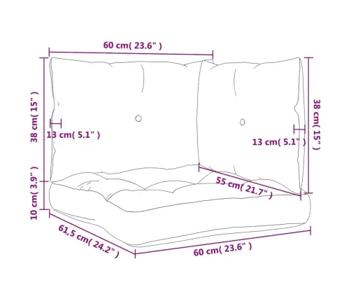 Palečių Pagalvėlės, 3Vnt., Smėlio Spalvos, Audinys