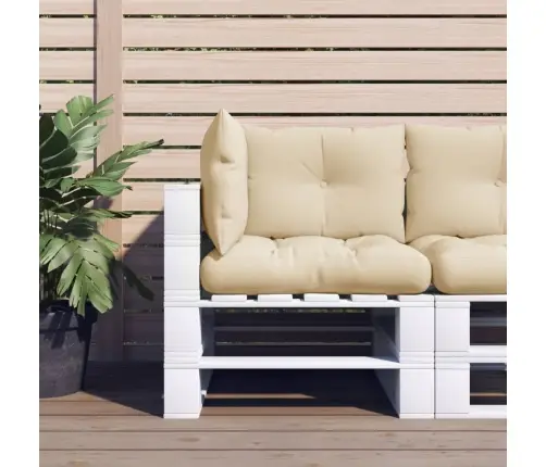 Palečių Pagalvėlės, 3Vnt., Smėlio Spalvos, Audinys