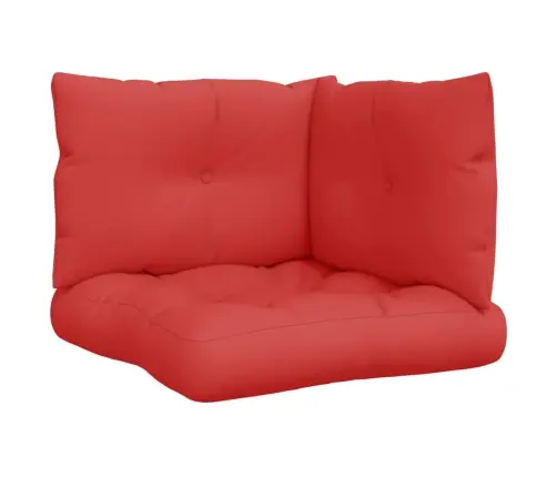 Euroaluse Istmepadjad, 3 Tk, Punane, Kangas