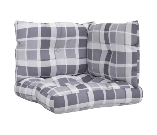 Euroaluse Istmepadjad 3 Tk, Hall Ruudumuster Kangas