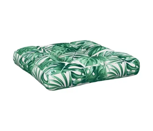 Paletės Pagalvėlė, 60X61,5X10cm Audinys, Su Lapais