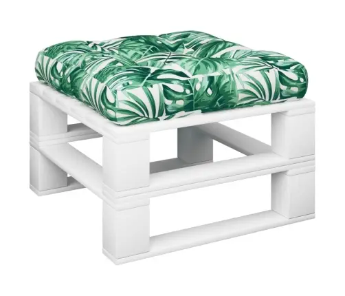 Paletės Pagalvėlė, 60X61,5X10cm Audinys, Su Lapais