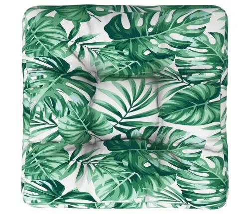 Paletės Pagalvėlė, 60X61,5X10cm Audinys, Su Lapais