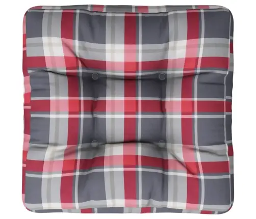 Palešu Spilvens, Audums, Sarkans Četrstūru Raksts Vidaxl