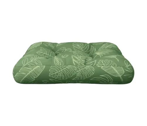 Palešu Matracis, 60X61,5X10 Cm, Lapu Apdruka, Oksforda Audums Vidaxl