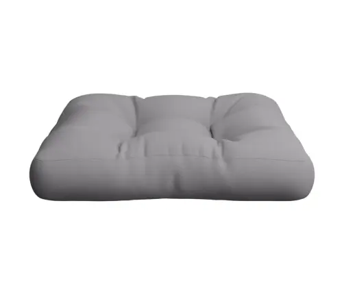 Palešu Spilvens, 58X58X10 Cm, Audums, Pelēks Vidaxl