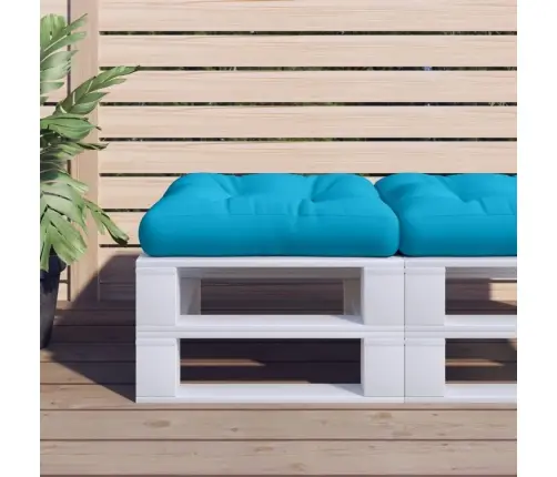 Paletės Pagalvėlė, Šviesiai Mėlyna, 58X58X10cm Audinys