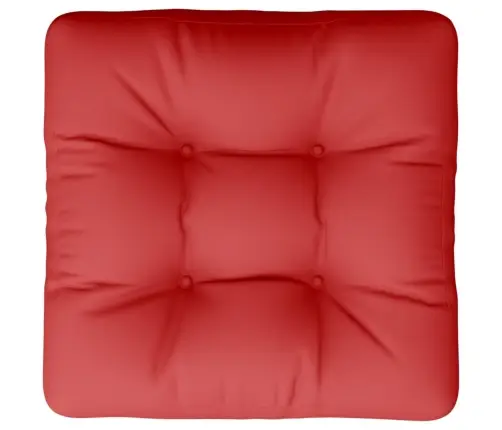 Palešu Spilvens, 58X58X10 Cm, Audums, Sarkans Vidaxl